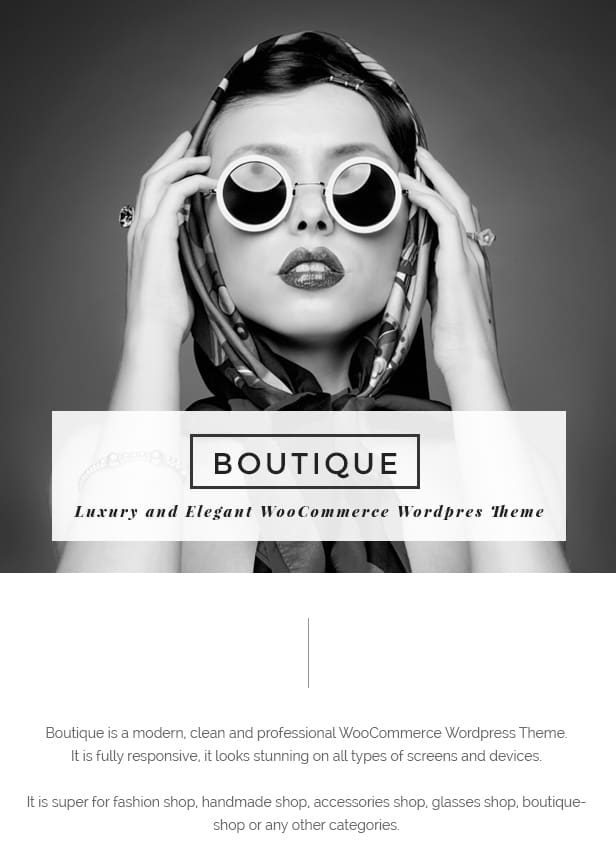boutique luxury and elegant woocommerce wordpress theme