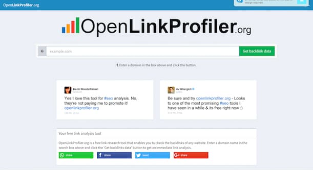 open link profiler
