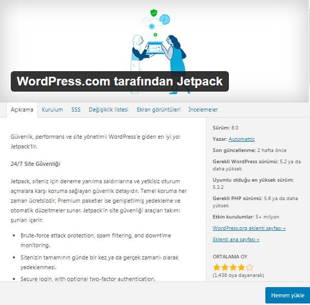 wordpress jetpack 