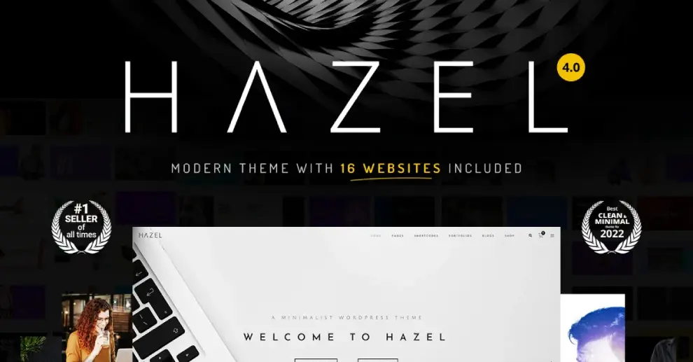 Hazel - Temiz Minimalist Çok Amaçlı WordPress Tema